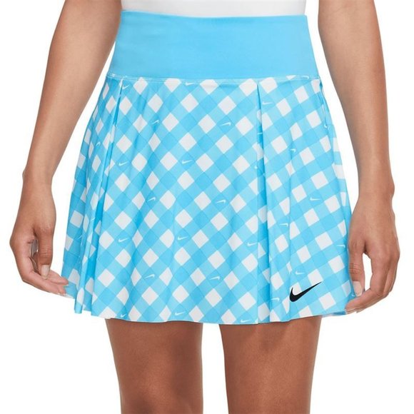 NWT $80 NIKE Women XL Dri-FIT Club Printed Swoosh LOGO Tennis Skirt Skort Shorts - Picture 2 of 11
